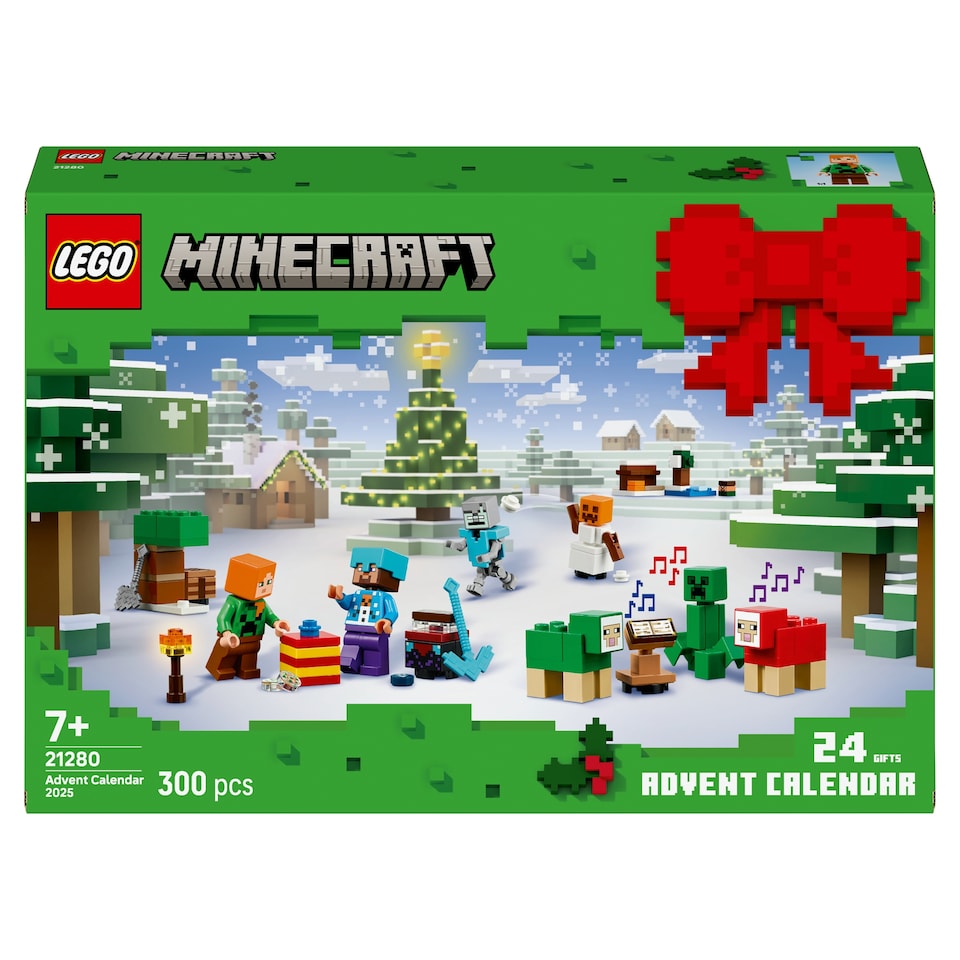 image 1 of LEGO Minecraft 21280 Advent Calendar 2025