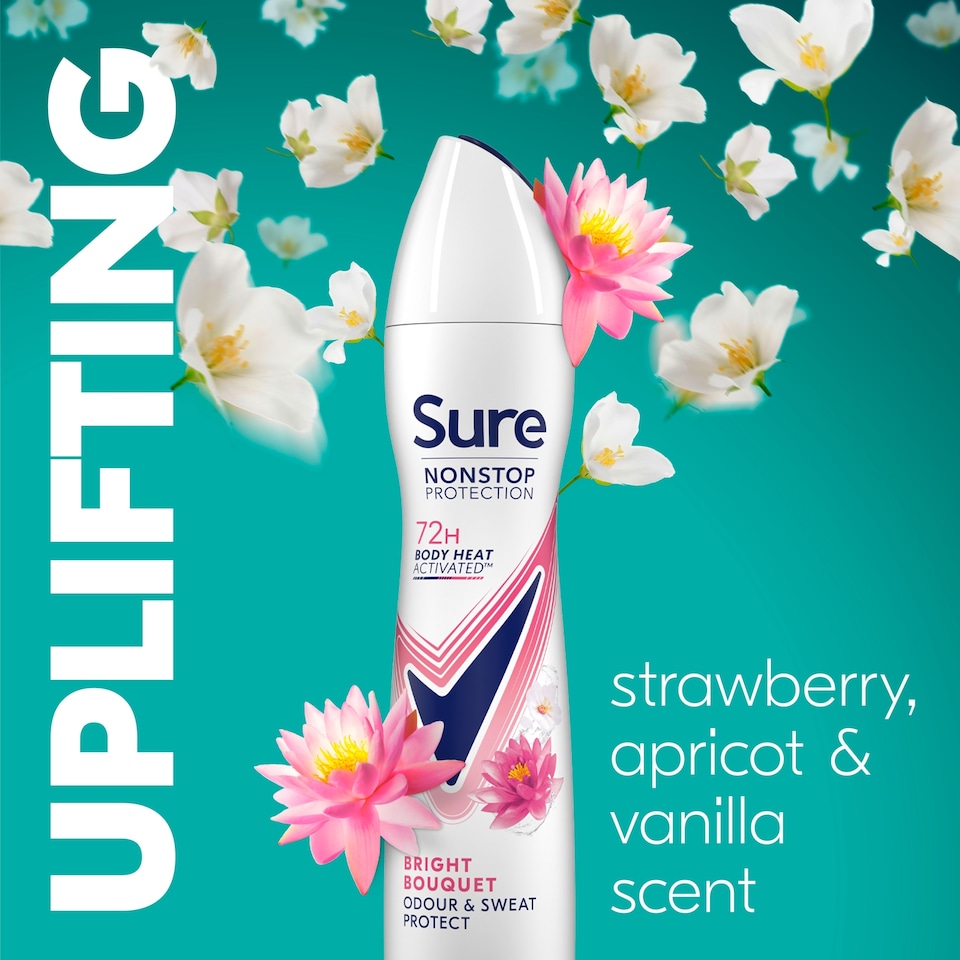 image 1 of Sure Women Bright Bouquet 72h Nonstop Protection Antiperspirant Deodorant 250ml