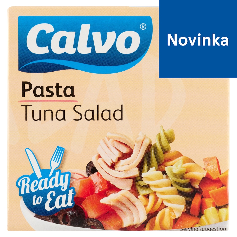 image 1 of Calvo Vegetable Salad with Tuna and Tricolor Pasta 140 g