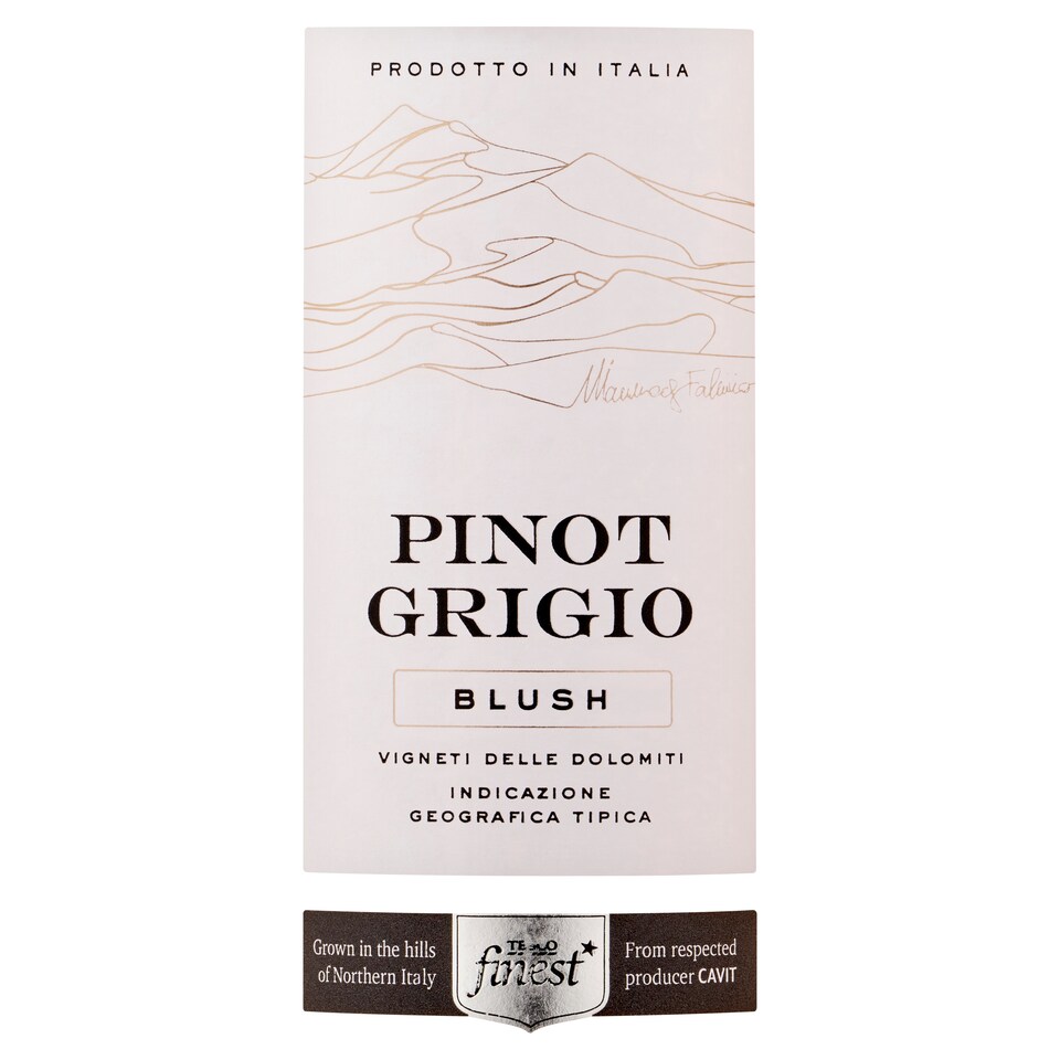 image 1 of Tesco Finest Pinot Grigio Blush 75Cl