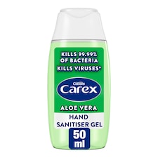 Carex Aloe Vera Hand Sanitiser Gel 50ml