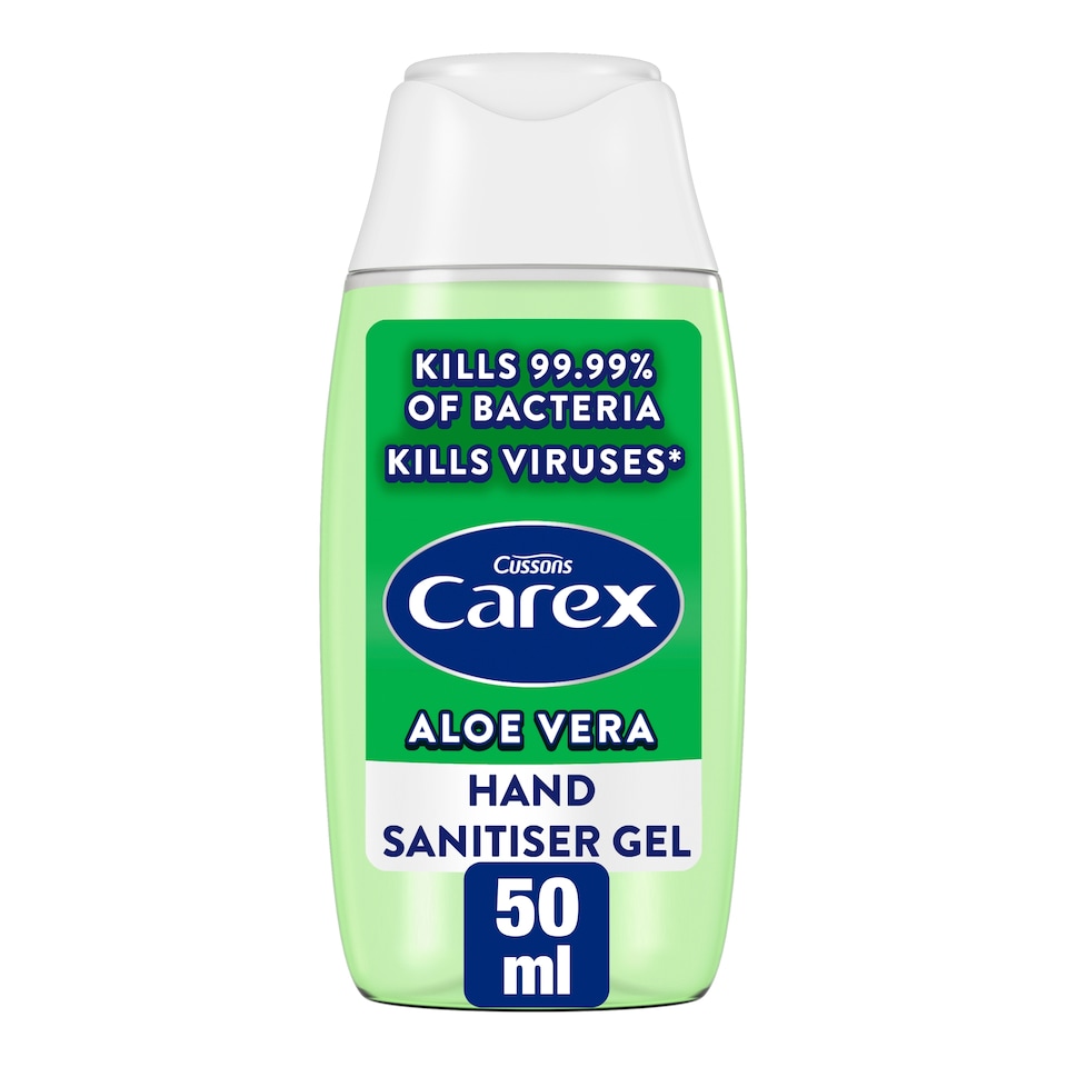 Carex Aloe Vera Hand Sanitiser Gel 50ml