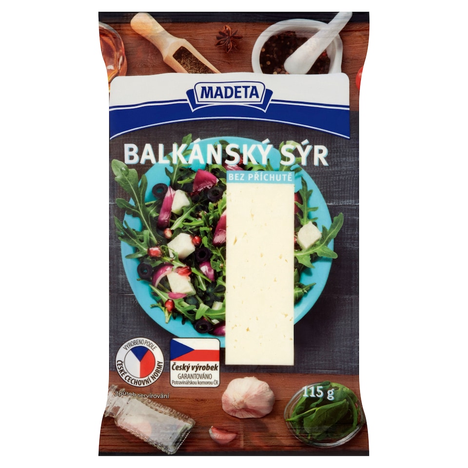 Obrázek 1 pro produkt Madeta Balkánský sýr bez příchutě 115g