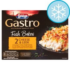 Youngs 2 Cheese & Leeks Fish Bakes 350G