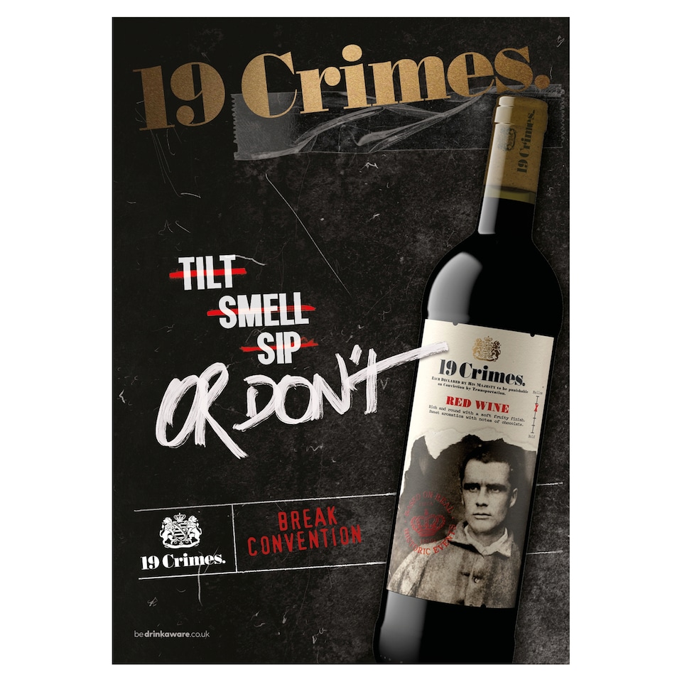 image 1 of 19 Crimes Red Wine 75Cl