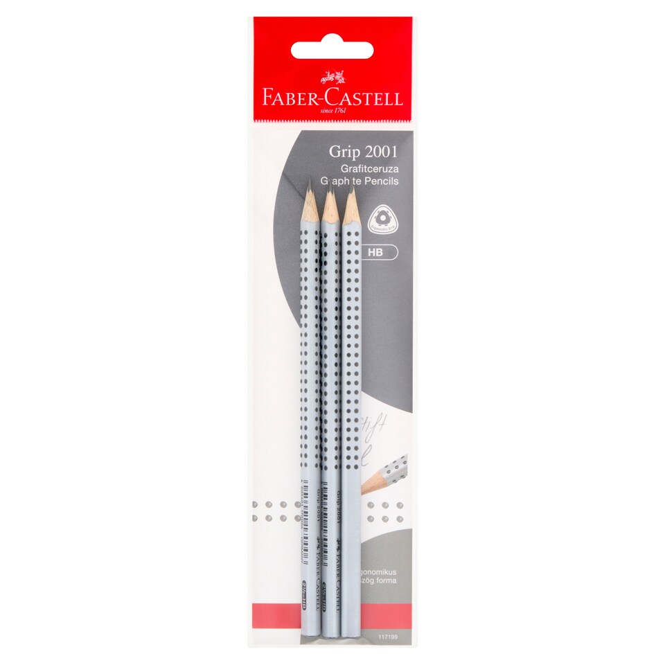 Faber-Castell Grip 2001 grafitceruza HB 3 db