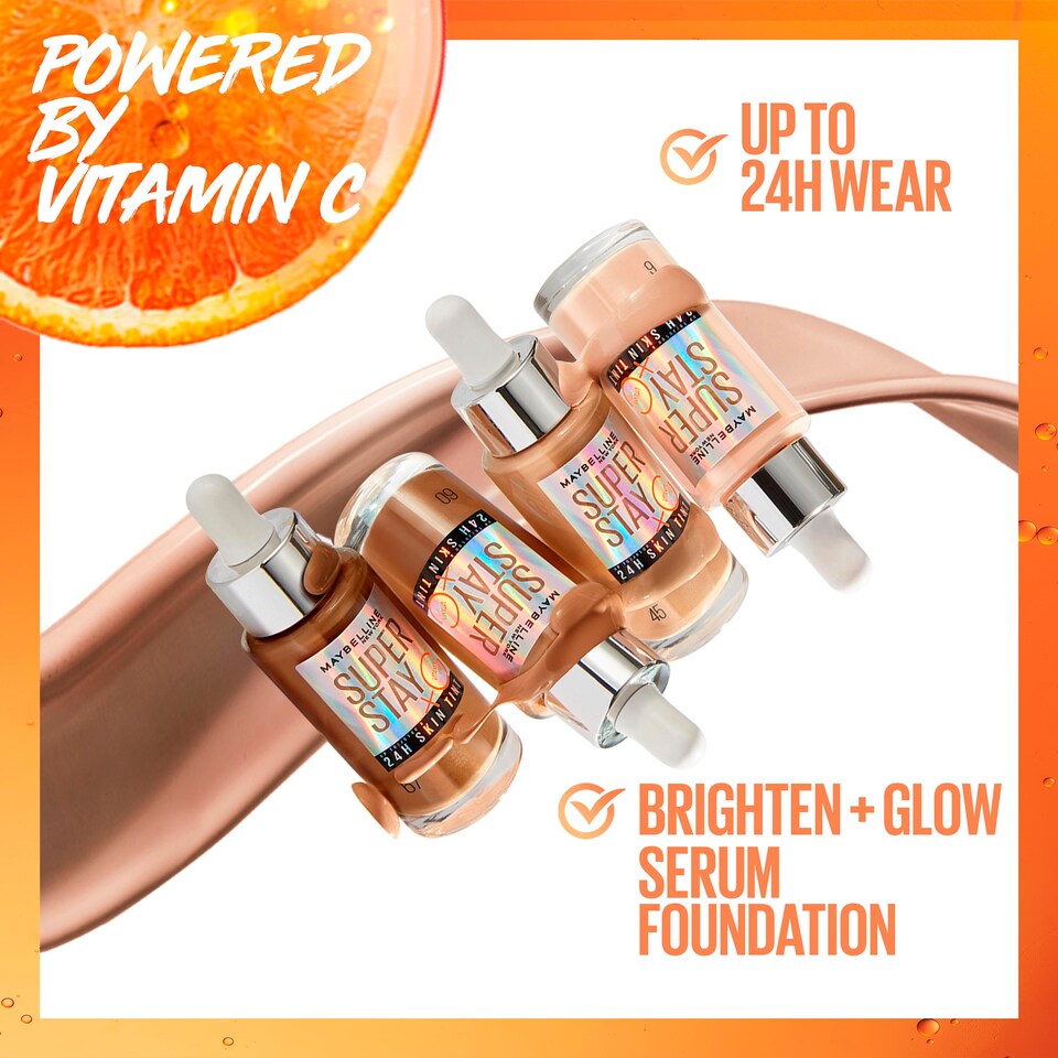 image 1 of Maybelline Super Stay Tint 24Hour Foundation 02 30Ml