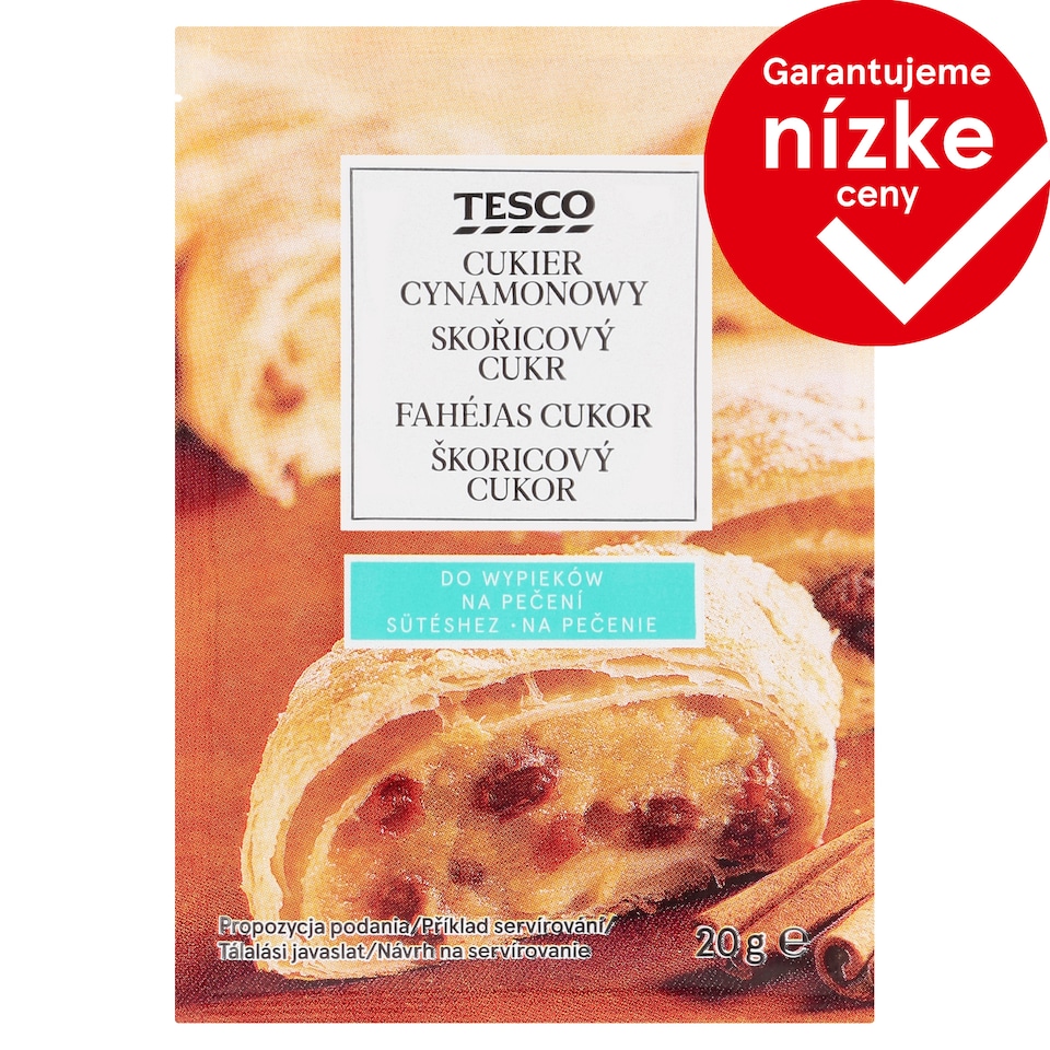Tesco Škoricový cukor 20 g