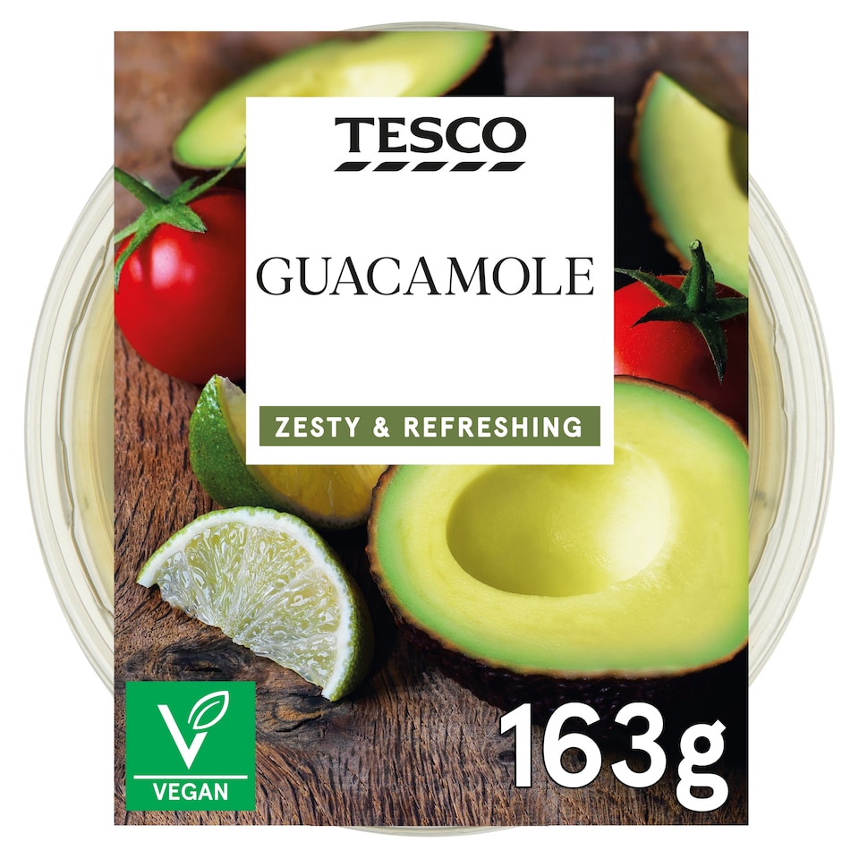 Tesco Guacamole Dip 163G