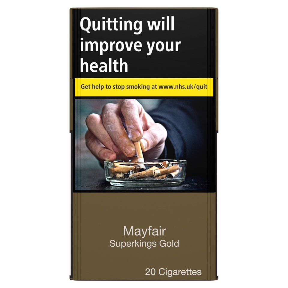 Mayfair Superkings Gold Cigarettes 20 Pack