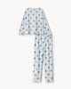 image 2 of F&F Girls Pure Cotton Capybara Pyjama Set in Blue