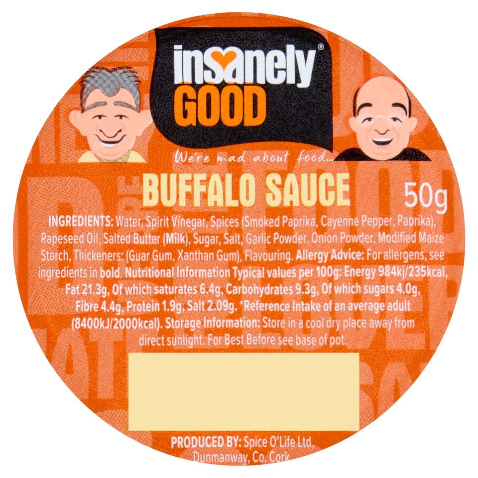 Insanely Good Buffalo Sauce Dip Pot 50g