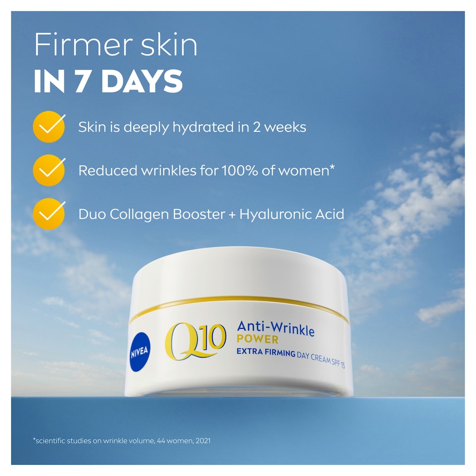 image 1 of NIVEA Q10 Power Anti-Wrinkle Day Cream Moisturiser SPF15 50ml