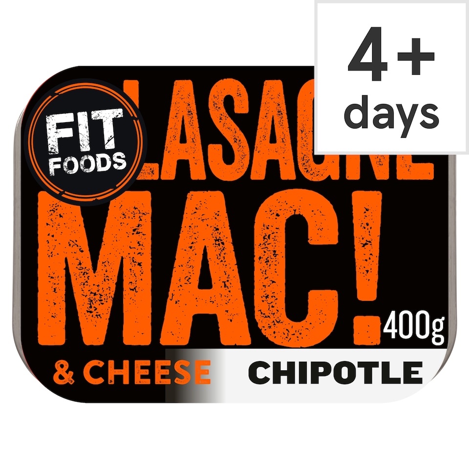 Fit Foods Mac ‘n Cheese Lasagne Chipotle 400g
