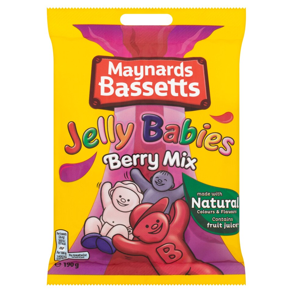 Bassetts Jelly Babies Berry Mix 190G