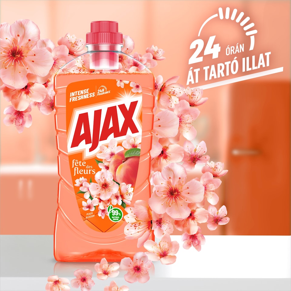 Ajax Fête des Fleurs Barackvirág általános felülettisztítószer 1000 ml  1. kép