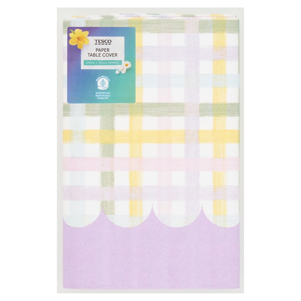 Tesco Easter Paper Table Cover 120x180cm