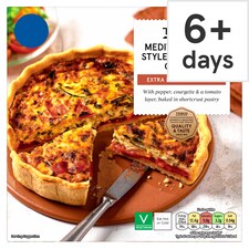 Tesco Mediterranean Style Vegetable Quiche 400g