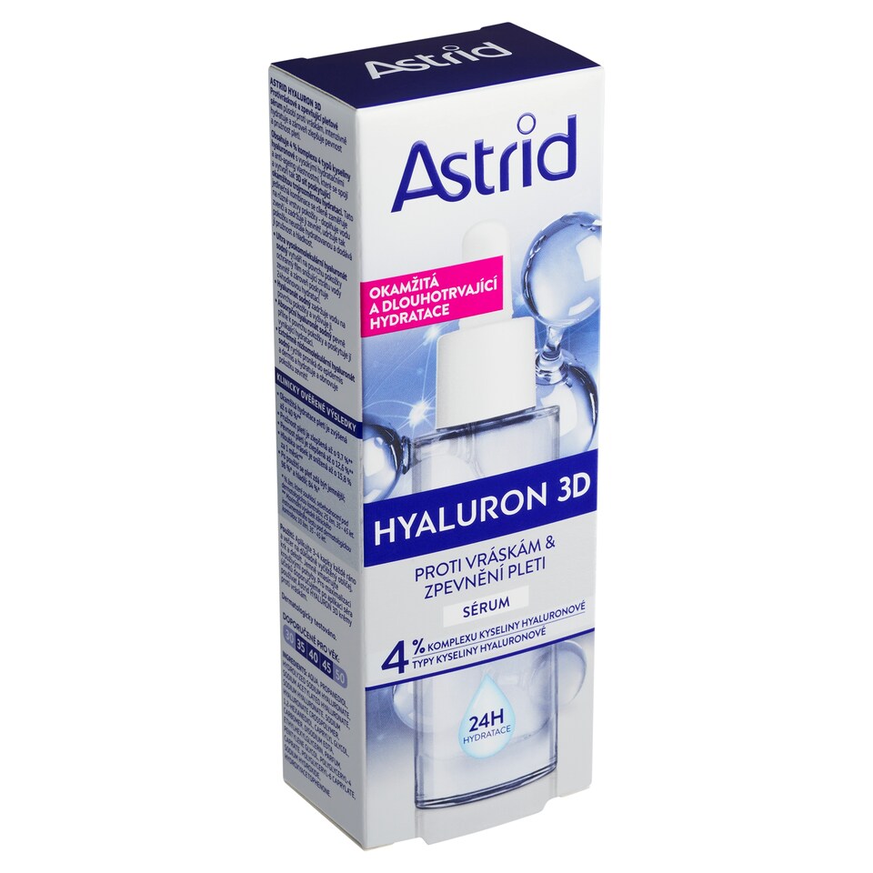 Obrázek 1 pro produkt Astrid Hyaluron 3D sérum proti vráskám & zpevnění pleti 30ml