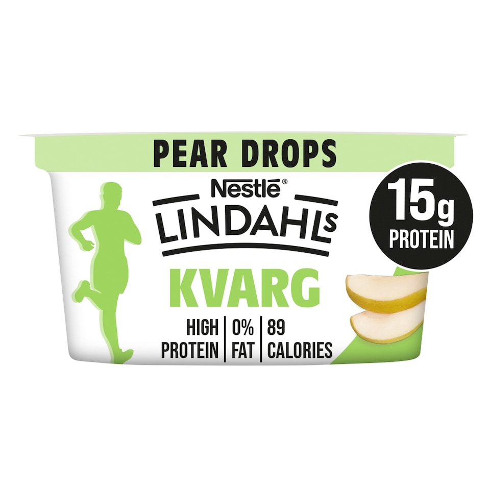 image 1 of Lindahls Kvarg Pear Drops Quark 150g