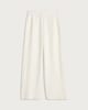 image 4 of F&F Active AFTERCLASS Ribbed Wide Leg Co-ord Joggers in Cream