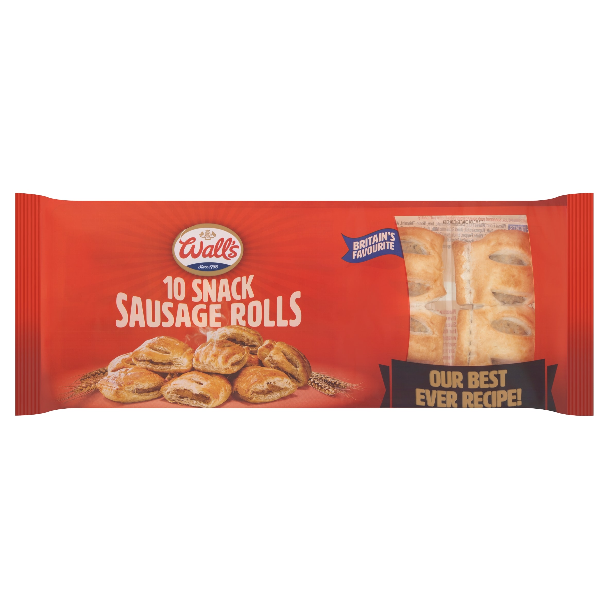 Wall's Snack Sausage Rolls 10 Pack 270g