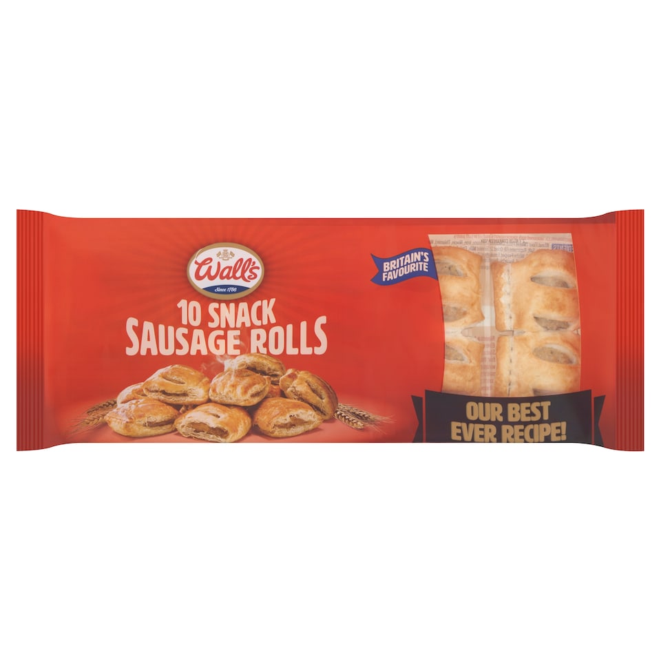 Wall's Snack Sausage Rolls 10 Pack 270g