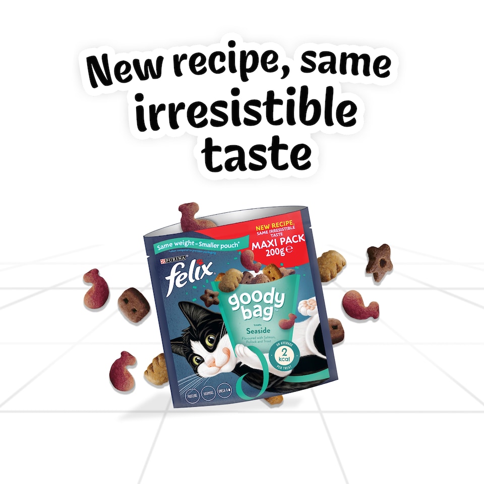 image 1 of Felix Goody Bag Cat Treats Seaside Mix 200G