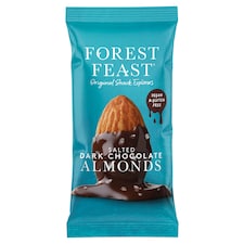 Forest Feast Salted Dark Chocolate Almonds 40G