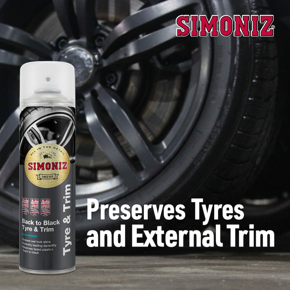 image 1 of Simoniz Back to Black Tyre and Trim 500ml
