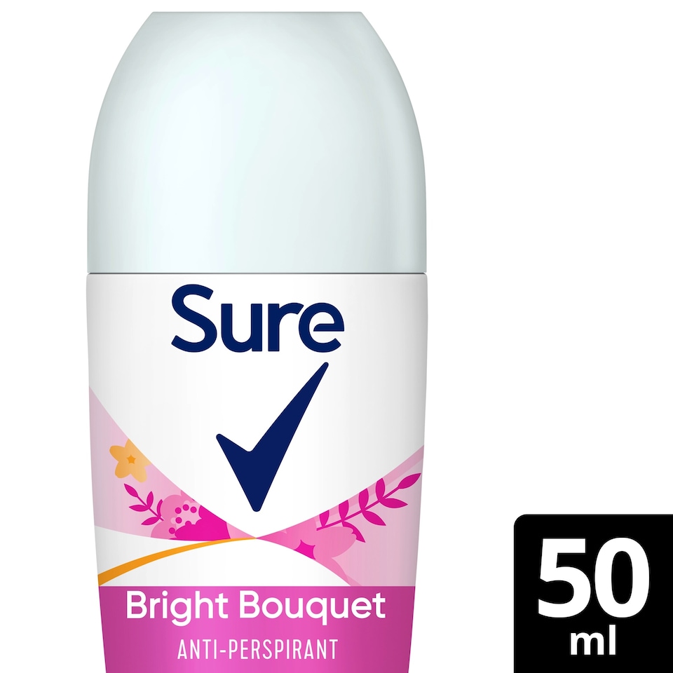 image 1 of Sure Women Bright Bouquet 48h Antiperspirant Deodorant Roll On 50ml