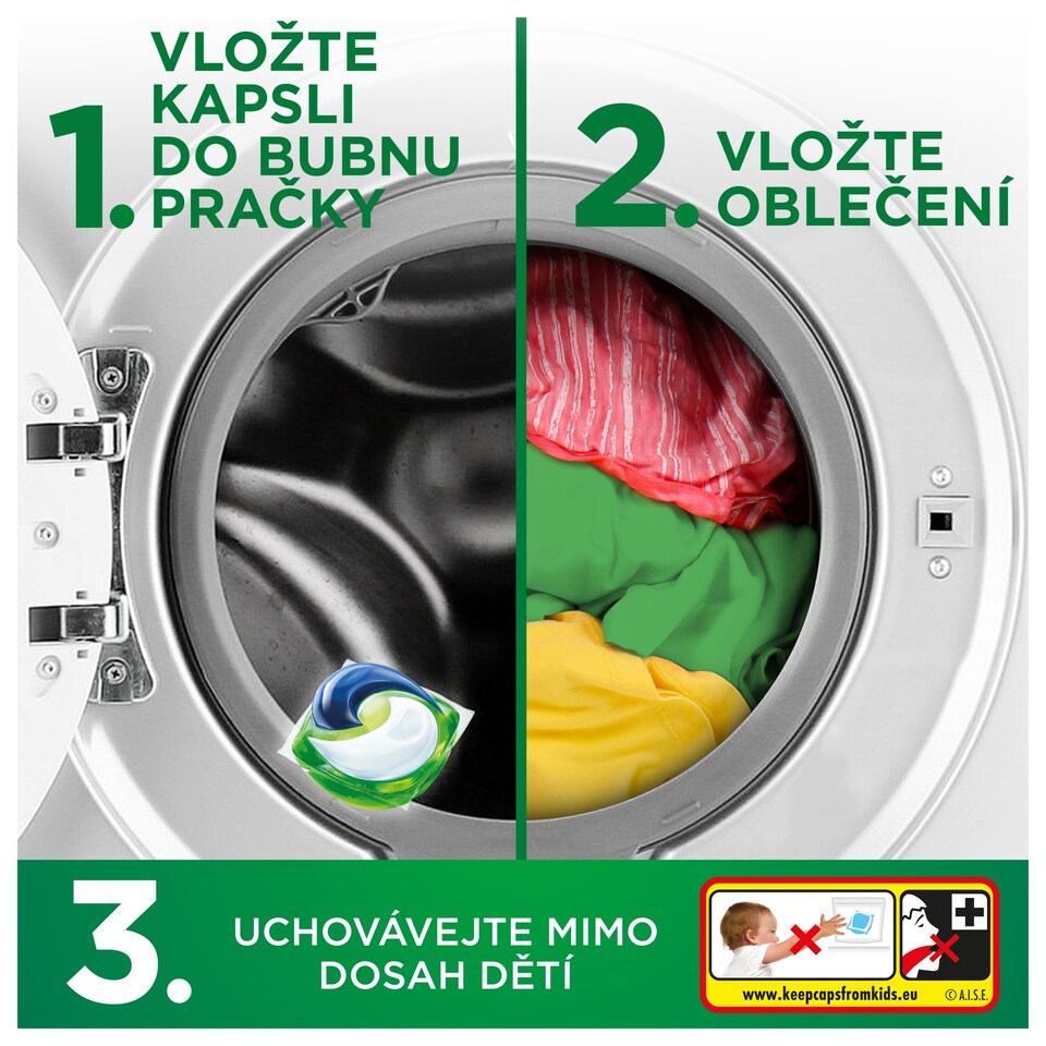 Obrázek 1 pro produkt Ariel Allin1 PODS , Kapsle Na Praní S Tekutým Prostředkem, 70 Praní