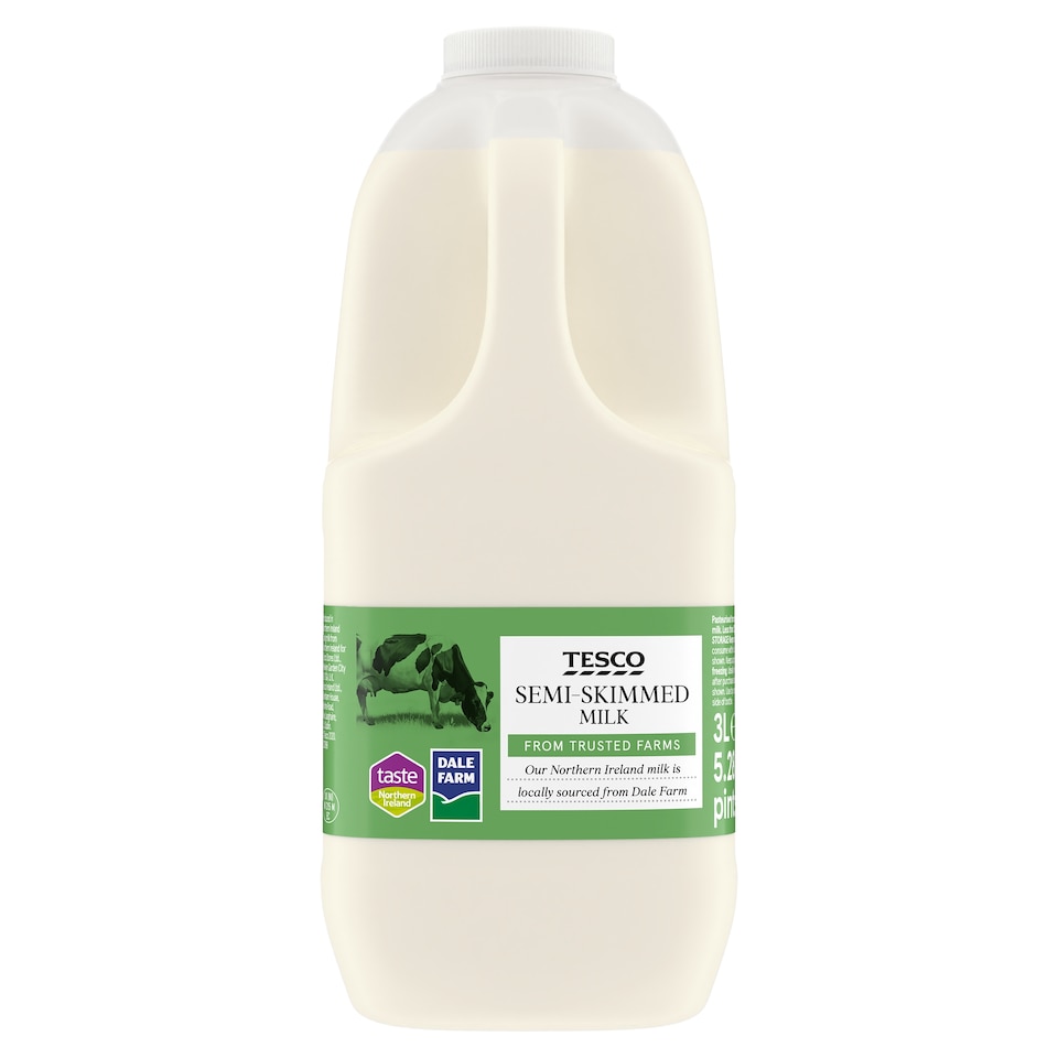 Tesco Ni Semi Skimmed Milk 3 Litre