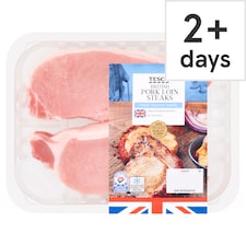 Tesco British Pork Loin Steaks 250G