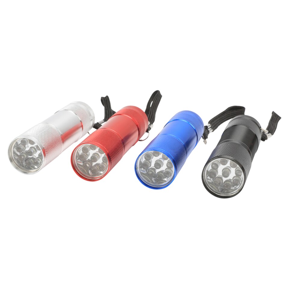 Tesco 9 Led Metal Mini Torch
