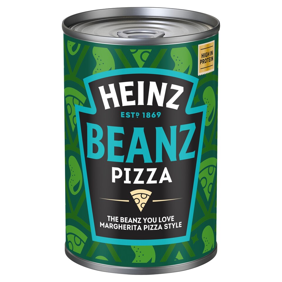 image 1 of Heinz Baked Beans Pizza Flavoured in a Rich Tomato Sauce 390g