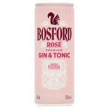 Bosford Rose Gin And Tonic 250Ml