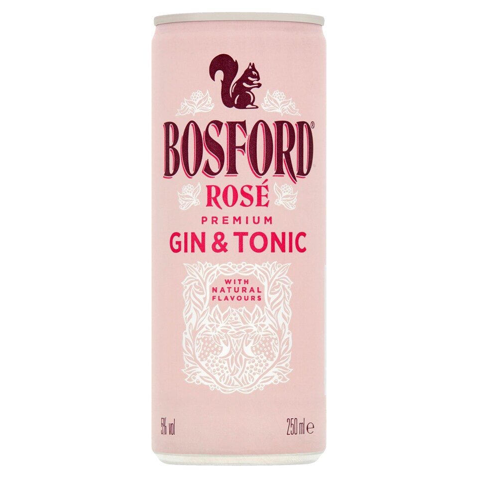 Bosford Rose Gin And Tonic 250Ml