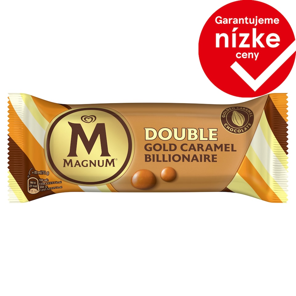Magnum DOUBLE Caramel Gold Billionaire 85 ml