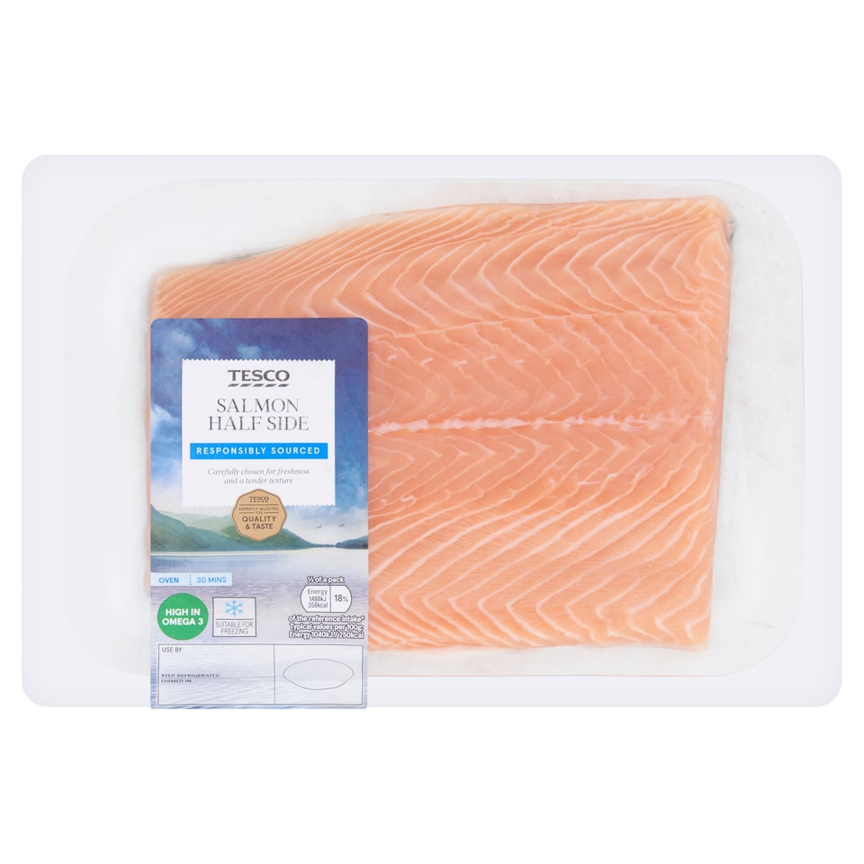 Tesco Half Salmon Side 450g