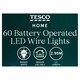 image 1 of T. 60 BRIGHT WHITE WIRE LIGHTS 