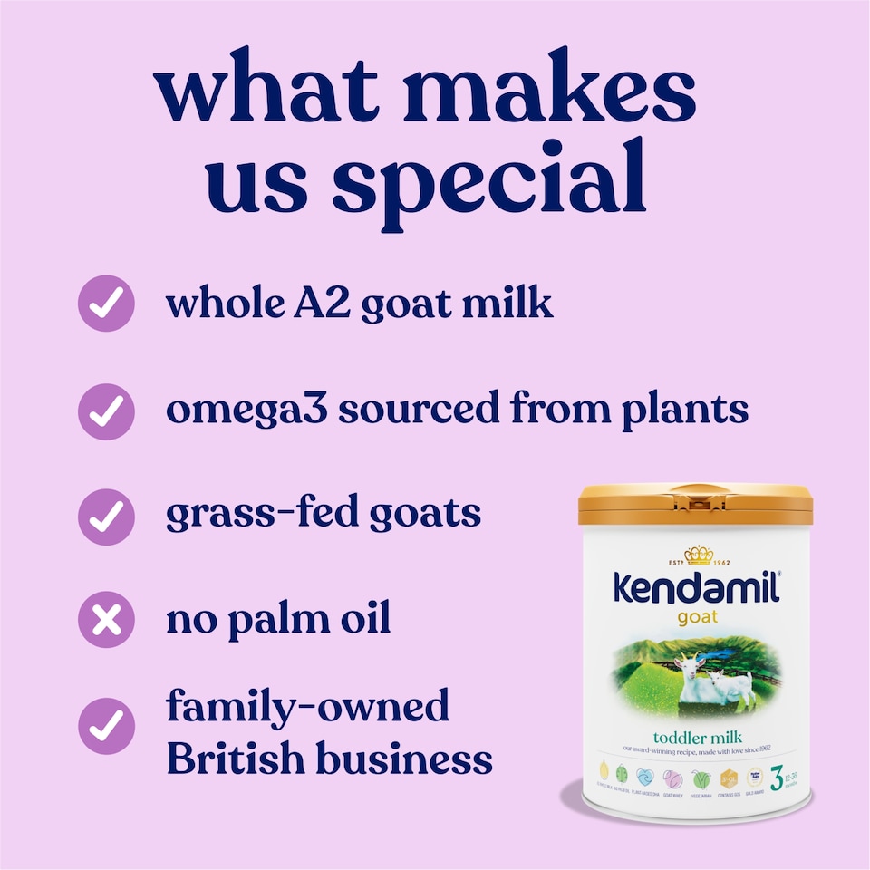 image 1 of Kendamil Goat Toddler Milk Stage 3 12 To 36 Months 800g