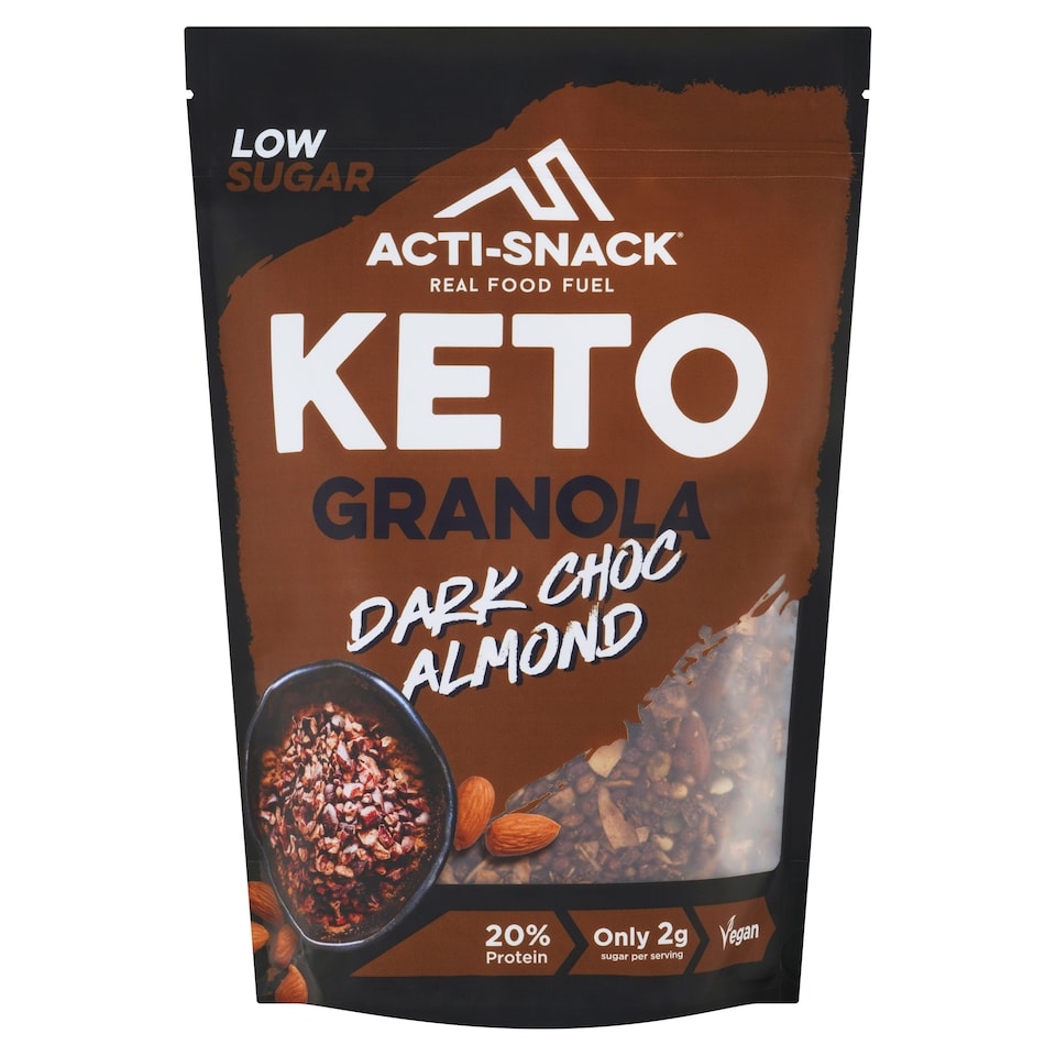 Acti-Snack Dark Choco Almond Keto Granola 300g