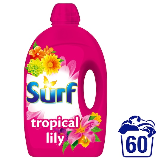 Surf Tropical And Ylang Ylang Washing Liquid 60Wash 2.1L Tesco Groceries