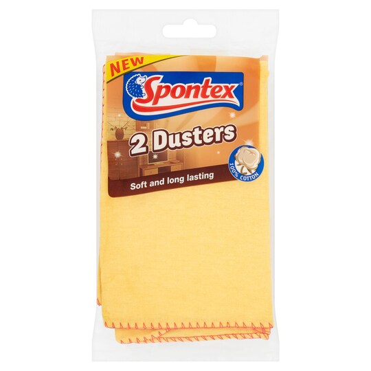Spontex Dusters 2 Pack .. Tesco Groceries