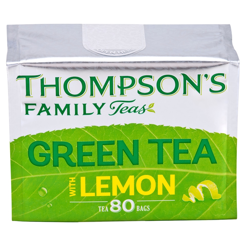 Thompson's Green Tea With Lemon 80'S 200G