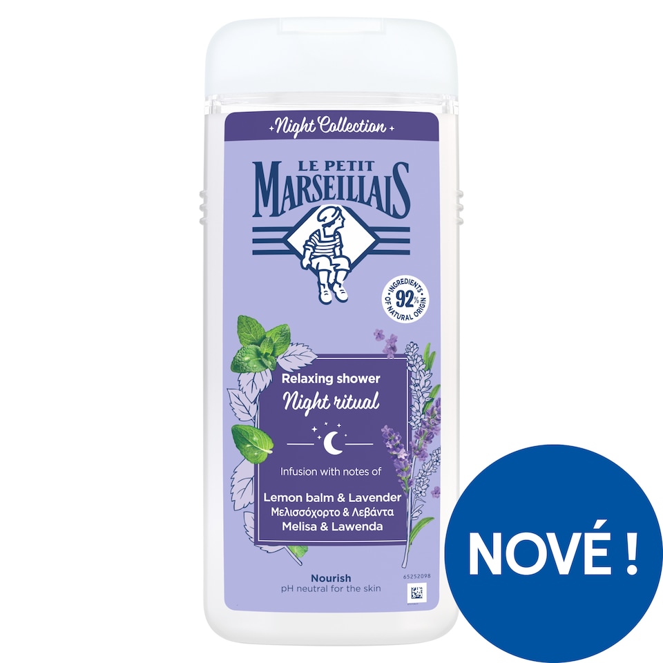 Le Petit Marseillais Night Collection sprchový gel meduňka & levandule 650ml