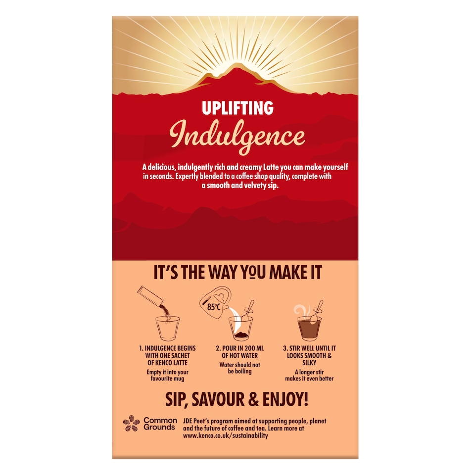 image 1 of KENCO Classic LATTE 20 SACHETS 326g