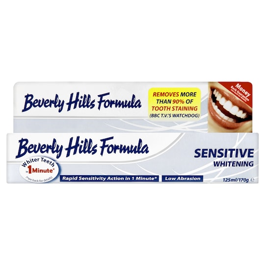 Beverly Hills Sensitive Max Toothpaste 125Ml Tesco Groceries
