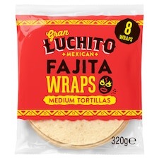 Gran Luchito Fajita Wraps 320g